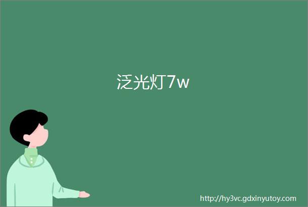 泛光灯7w